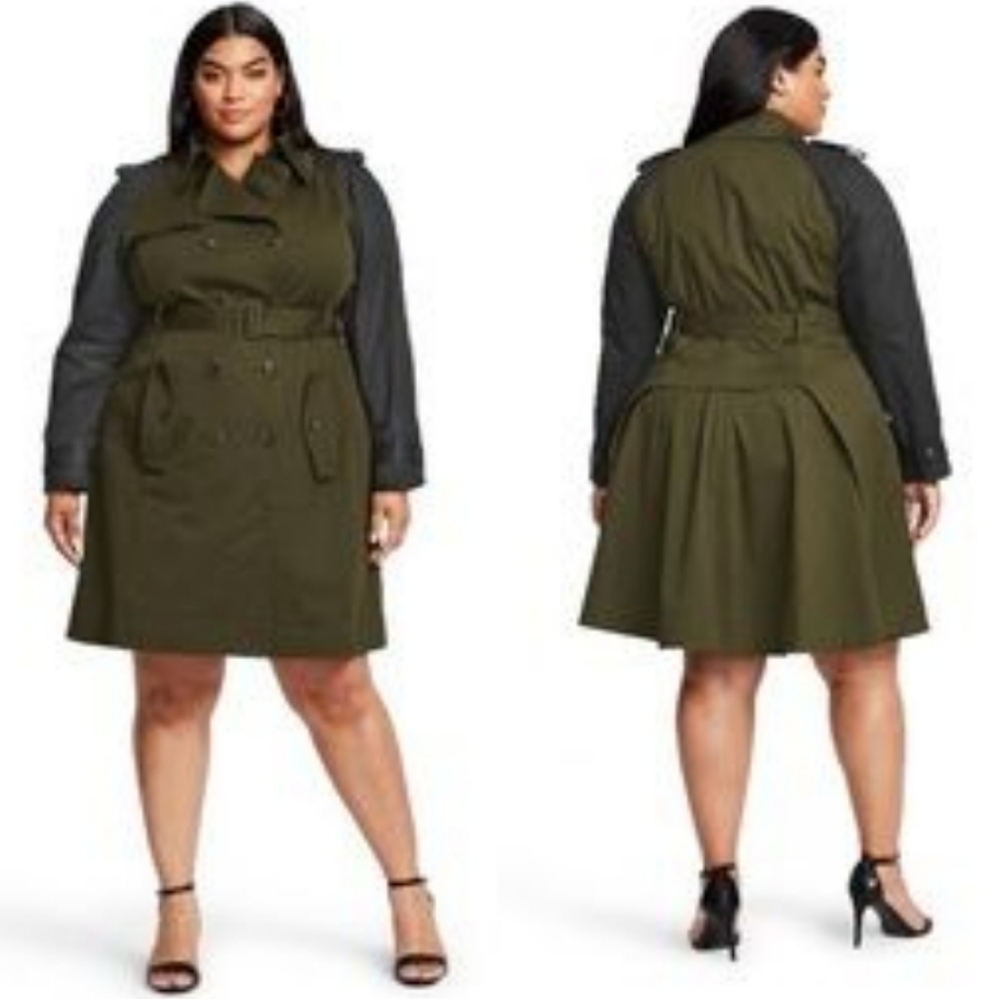 NWT Altuzarra x Target Front Trench Coat 1X